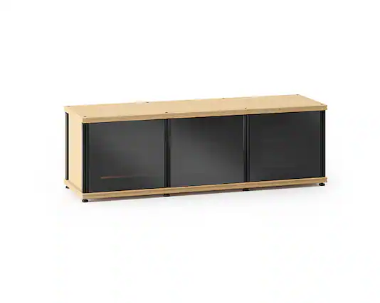 Angle. Salamander Designs - Synergy Cabinet for Flat-Panel TVs Up to 70" - Natural Oak.