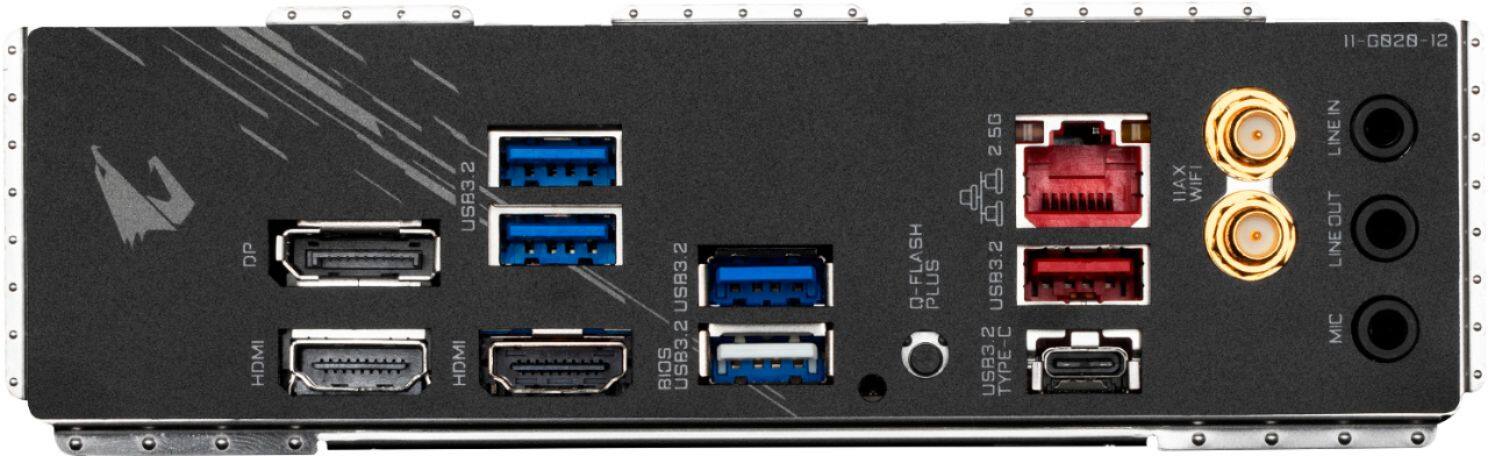Alt View 13. GIGABYTE - B550 I AORUS PRO AX AM4 USB3.1 AMD Motherboard - Small Form Factor - Black.