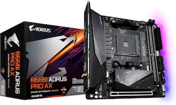 GIGABYTE B550 I AORUS PRO AX AM4 USB3.1 AMD Motherboard Small Form GIGABYTE B550 I AORUS PRO AX AM4 USB3.1 AMD Motherboard Small Form