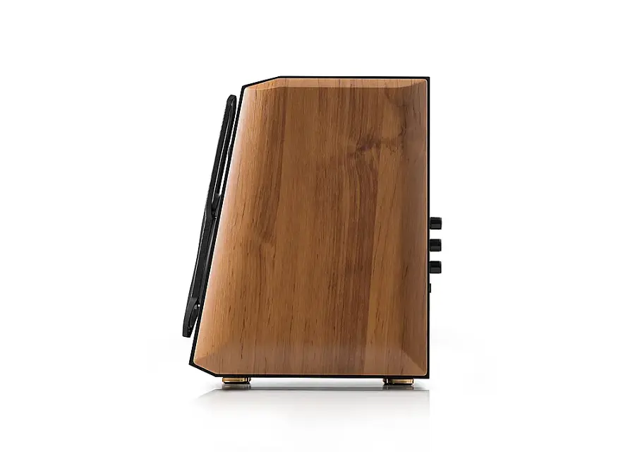 Alt View 15. Edifier - S1000MKII Audiophile Active Bookshelf 2.0 Speakers, Computer Speakers - 120W Optical Input - Bluetooth 5.0 HD - Wood/Black.