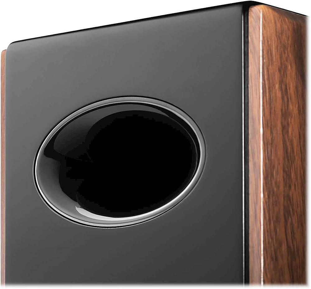 Alt View 14. Edifier - S2000MKIII Powered Bluetooth Bookshelf, Computer - 130W Line-in Optical Input - Tri-Amped Studio Monitor 2.0 Speakers - Wood/Black.