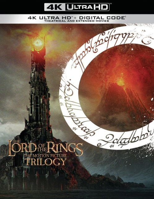 Front Standard. The Lord of the Rings: The Motion Picture Trilogy [Extended/Theatrical] [4K Ultra HD Blu-ray].