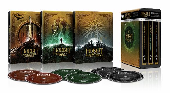 The Hobbit: The Motion Picture Trilogy [Extended/Theatrical] [SteelBook] [4K Ultra HD Blu-ray]
