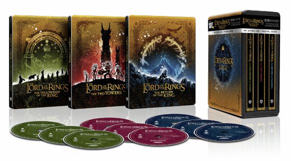 The Lord of the Rings: The Motion Picture Trilogy [Extended/Theatrical][SteelBook][4K Ultra HD Blu-ray] [4K Ultra HD Blu-ray]