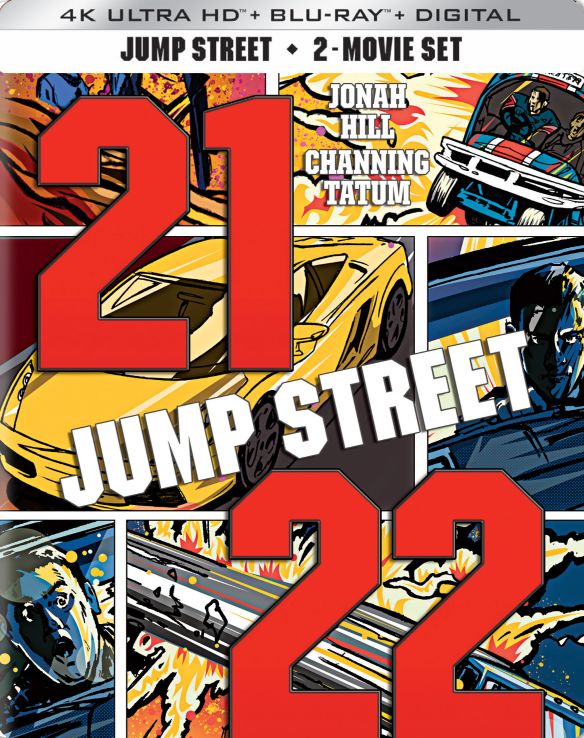 21 Jump Street/22 Jump Street [SteelBook] [Dig Copy] [4K Ultra HD Blu-ray/Blu-ray][Only @ Best Buy]