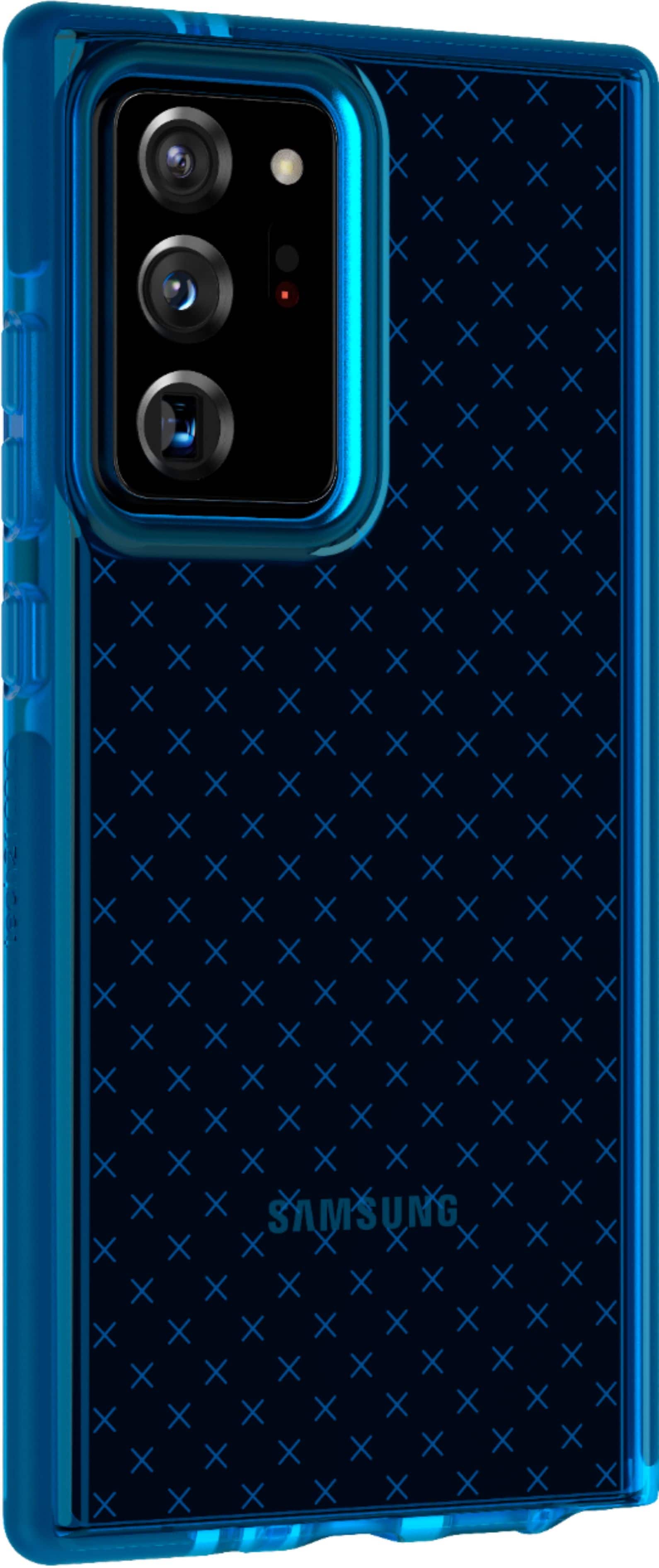 Alt View 3. Tech21 - Evo Check Case for Samsung Note20 Ultra - Blue.