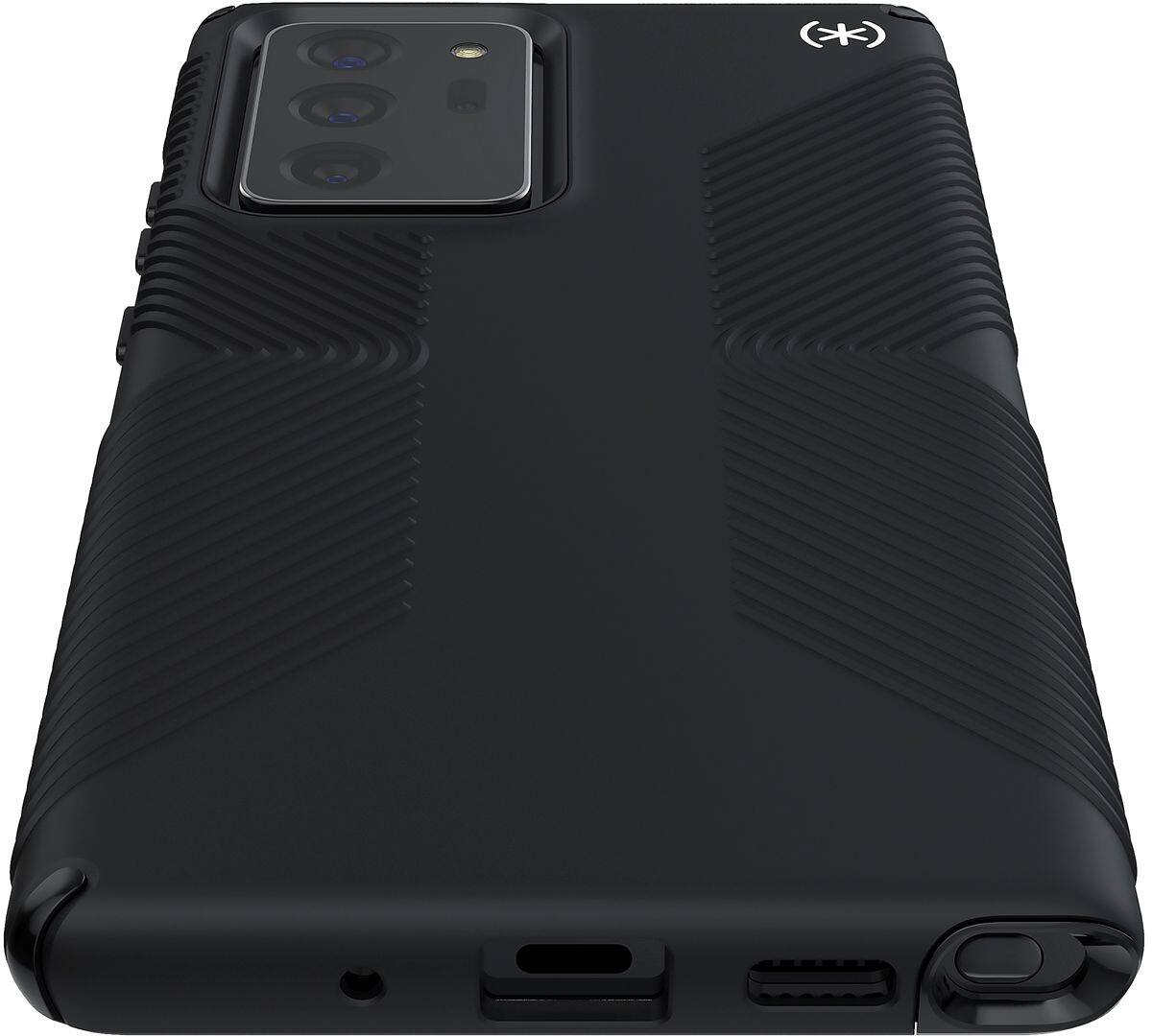 Alt View 13. Speck - Presidio2 Grip Case for Samsung Note 20 Ultra - Black/White.