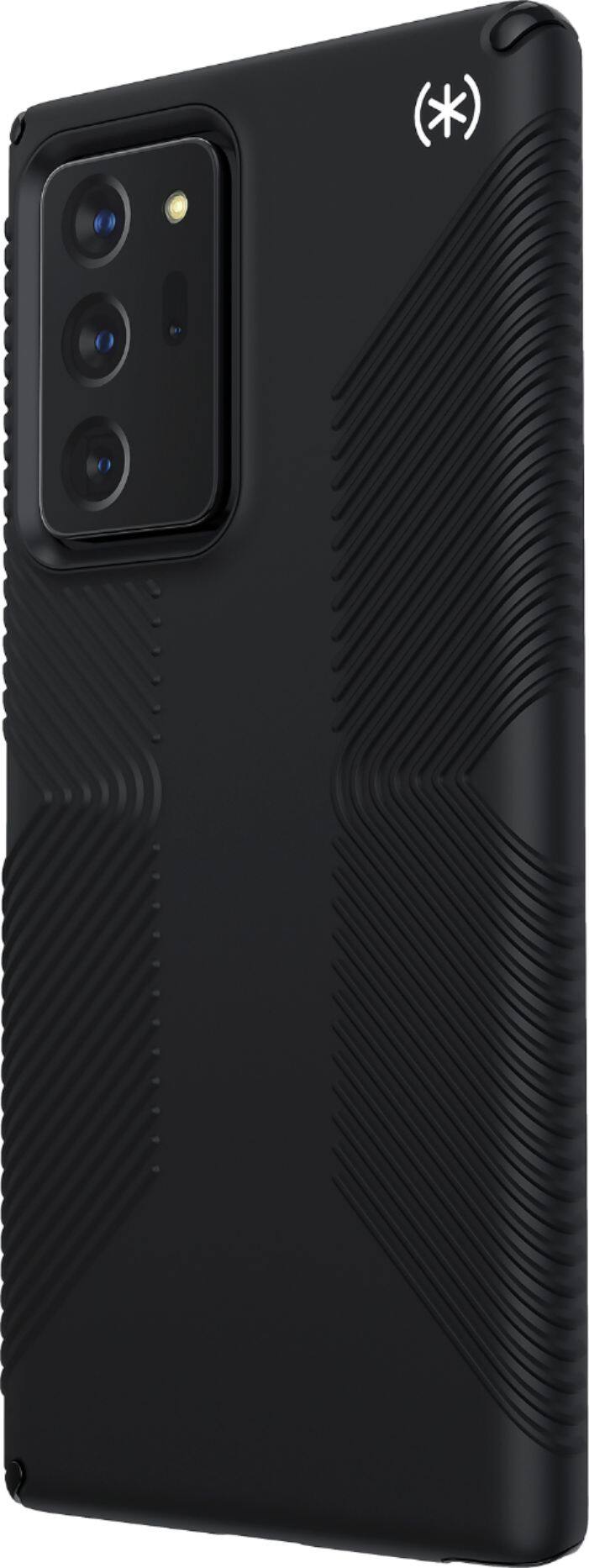 Left. Speck - Presidio2 Grip Case for Samsung Note 20 Ultra - Black/White.