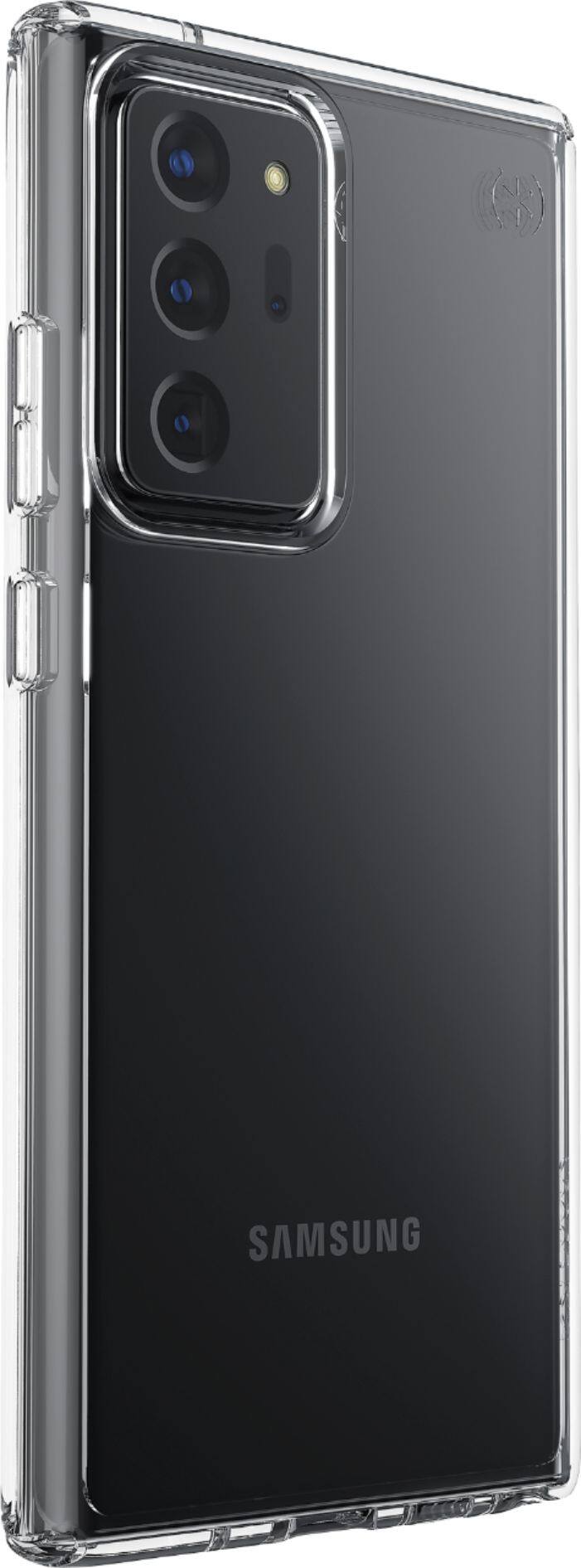 Angle. Speck - Presidio Perfect-Clear Case for Samsung Note20 Ultra - Clear.