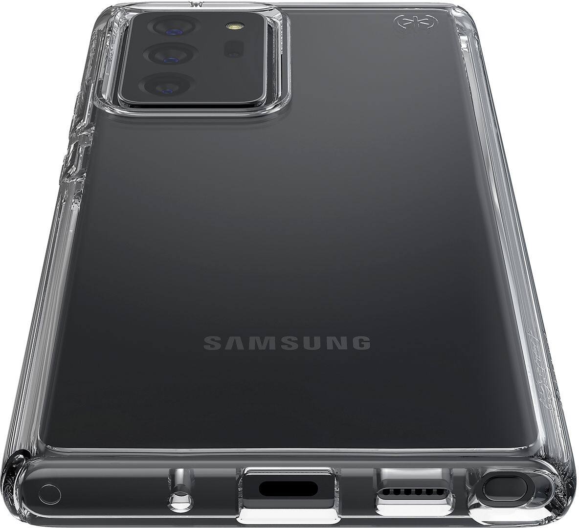 Alt View 11. Speck - Presidio Perfect-Clear Case for Samsung Note20 Ultra - Clear.
