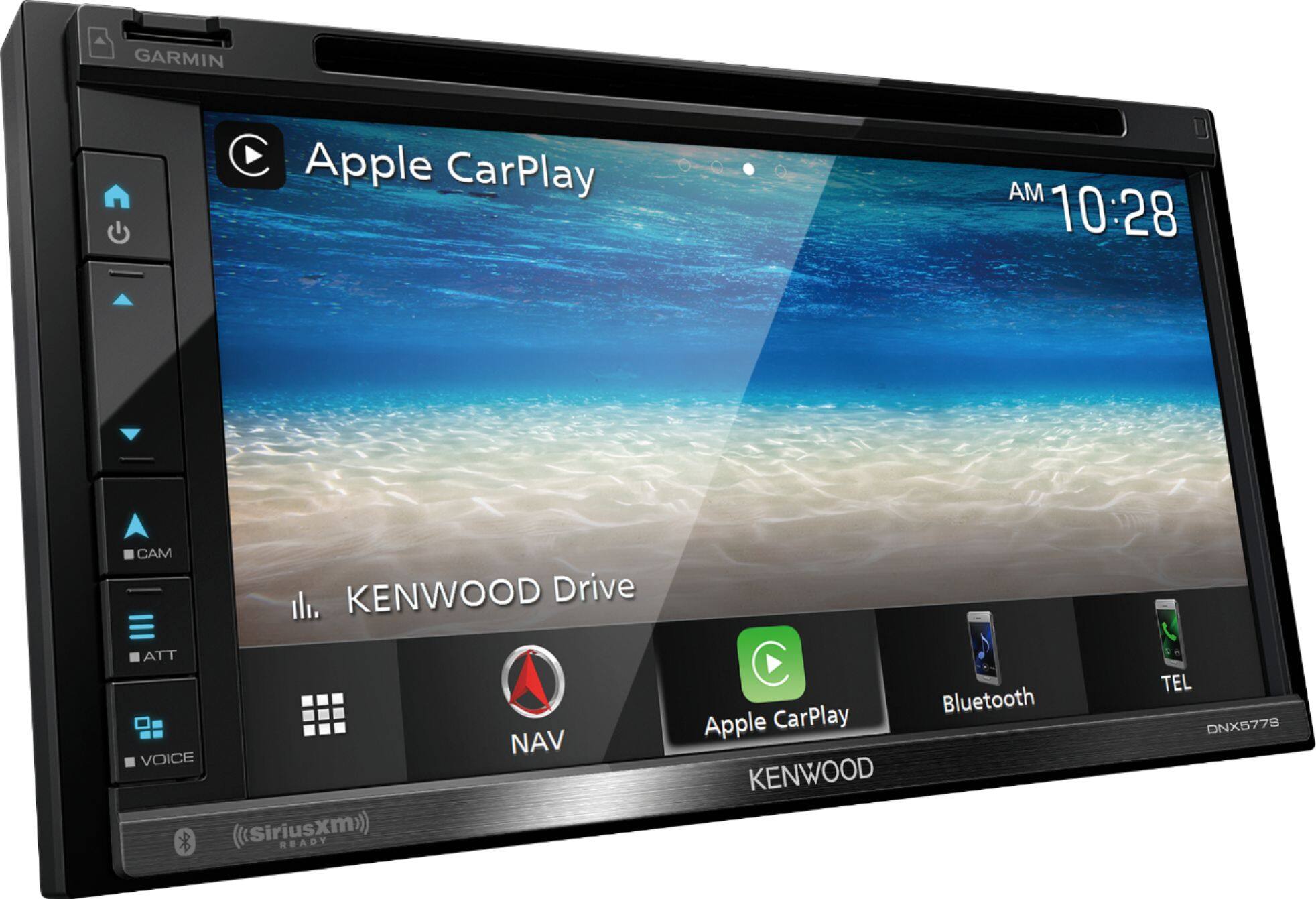 Angle. Kenwood - 6.8" Navigation Receiver - Black.