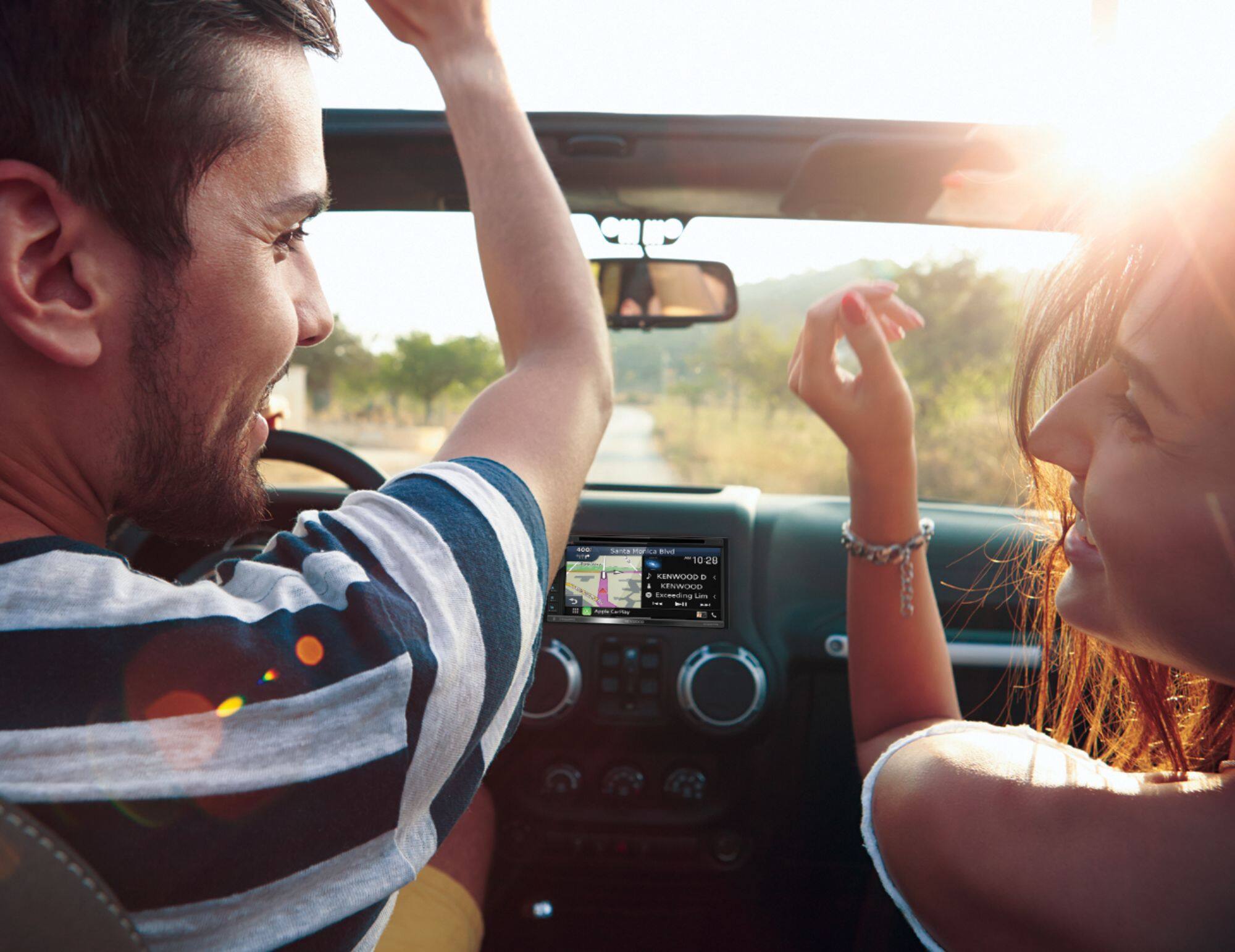 Alt View 18. Kenwood - 6.8" Navigation Receiver - Black.