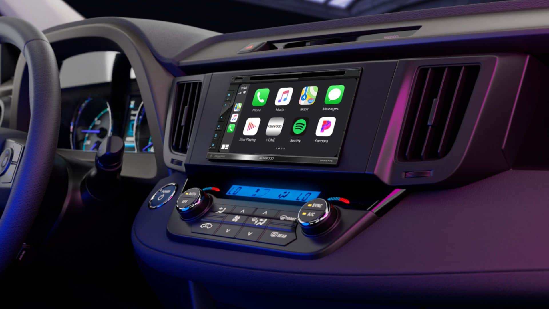 Alt View 20. Kenwood - 6.8" Navigation Receiver - Black.