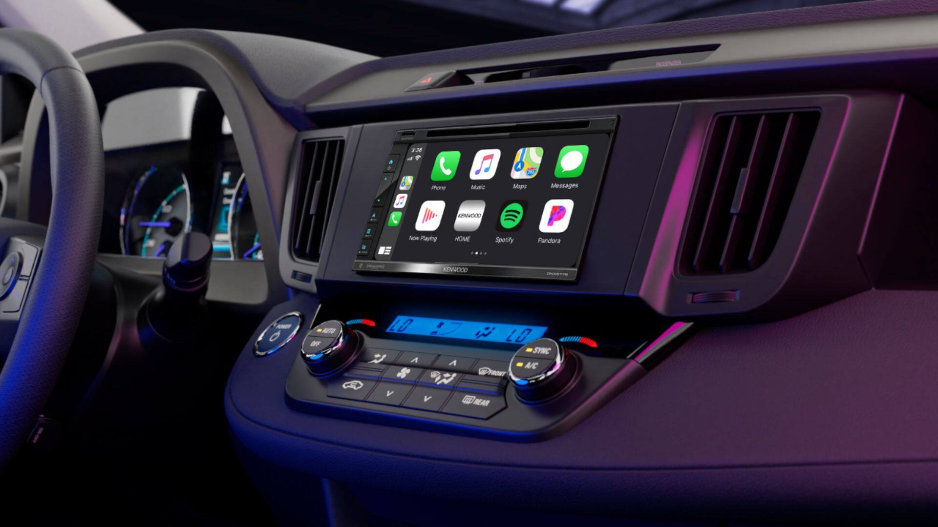 Alt View 20. Kenwood - 6.8" Navigation Receiver - Black.