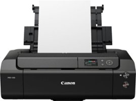 Canon - imagePROGRAF PRO-300 Wireless Inkjet Printer - Black - Front_Zoom