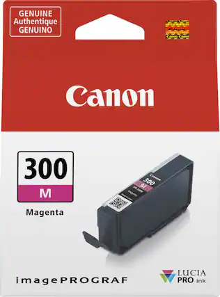 Front. Canon - PFI-300 Ink Cartridge - Magenta.