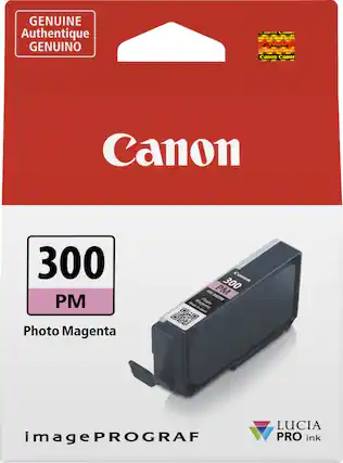 Front. Canon - PFI-300 Ink Cartridge - Photo Magenta.