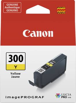 Canon - PFI-300 Standard Capacity Ink Cartridge - Yellow
