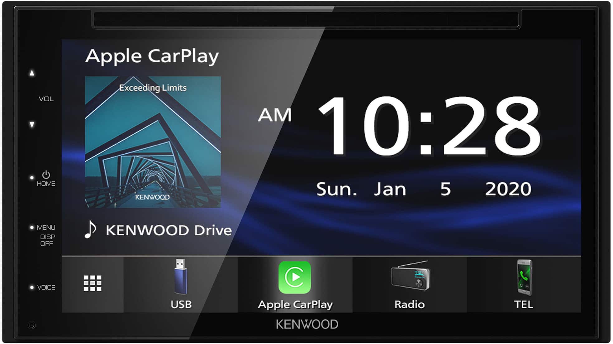 Alt View 13. Kenwood - 6.8" Android Auto & Apple CarPlay Bluetooth DVD and Digital Media (DM) Receiver and Android Screen Mirroring - Black.