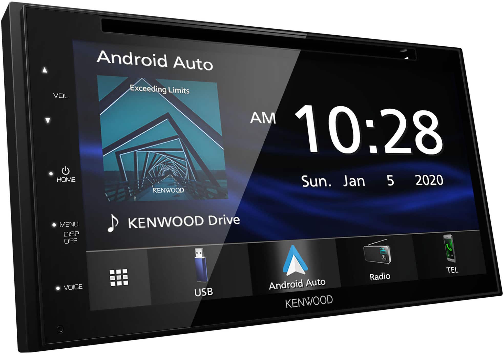 Alt View 16. Kenwood - 6.8" Android Auto & Apple CarPlay Bluetooth DVD and Digital Media (DM) Receiver and Android Screen Mirroring - Black.