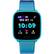 Front. Timex - iConnect by Timex TW5M40600 Kids Active 37mm Light Blue Resin Strap Smartwatch - Blue.
