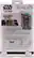 The image features a Star Wars Mandalorian The Child phone and controller holder. This product is designed to hold a phone and controller while charging. The holder is made of steel and has a unique design that allows it to hold both the phone and controller securely. The package includes a 6-foot charging cable, making it a convenient and practical accessory for fans of the Star Wars franchise. The product is made by Hasbro and is compatible with various devices, making it a versatile addition to any gaming setup.