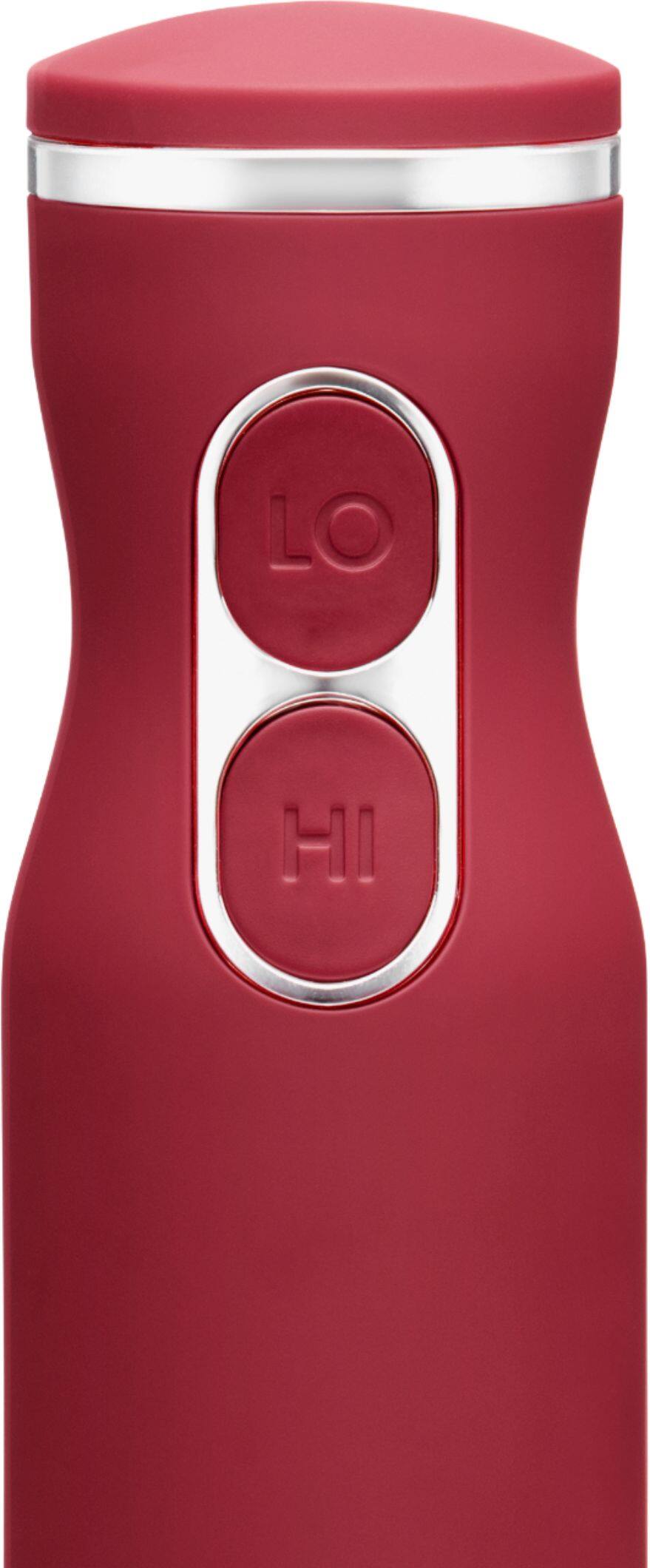 Alt View 11. Chefman - Immersion Stick Hand Blender with Stainless Steel Blades - RED.