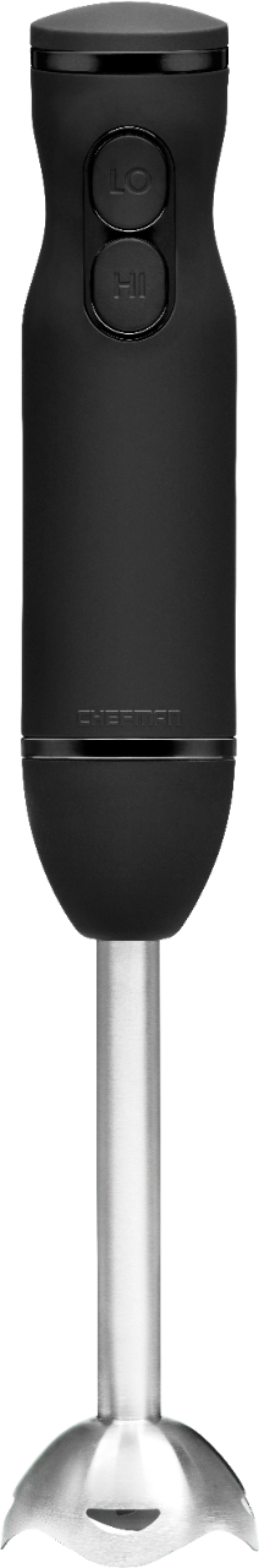 Best Buy: Chefman Immersion Stick Hand Blender with Stainless Steel Blades  BLACK RJ19-V3-RBR-BLACK
