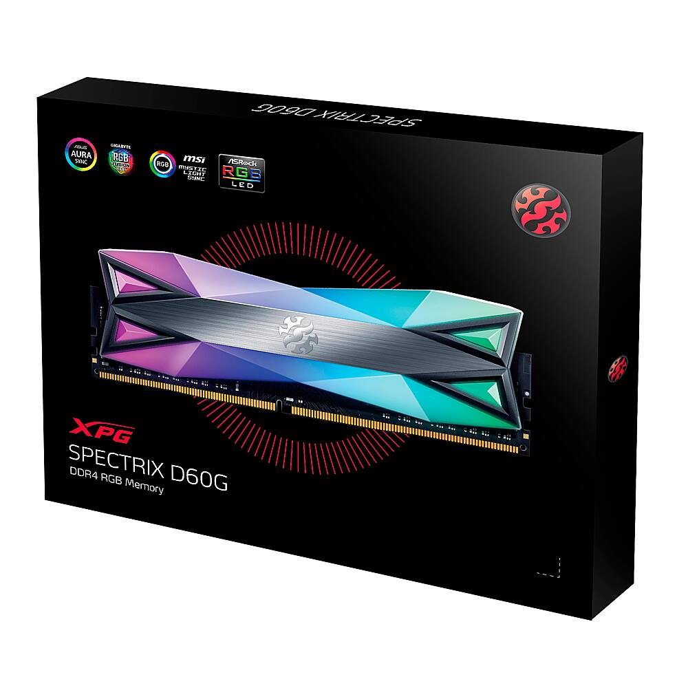 Best Buy: ADATA XPG SPECTRIX D60 RGB Gaming Memory: 16GB (2x8GB