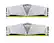 Front. ADATA - XPG Z1 Gaming Memory: 16GB (2x8GB) DDR4 3000MHz CL16 Silver - Sliver.