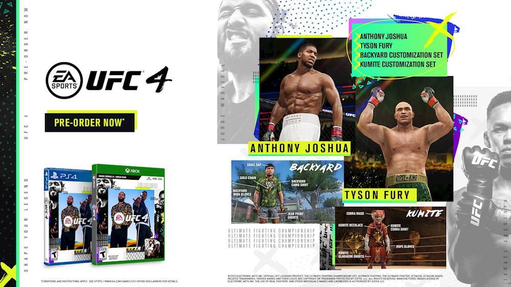 Front. UFC 4 Pre-Order Bonus.