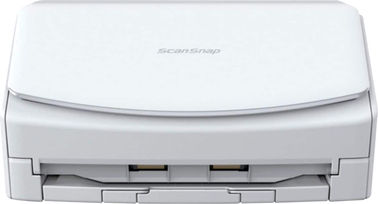 Front. Fujitsu - Fujitsu ScanSnap iX1500 Touch Screen Scanner - White.