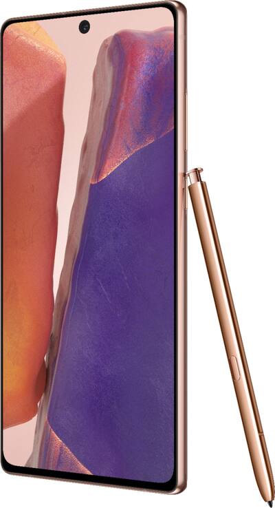 Samsung Galaxy Note20 5G 128GB (Unlocked) Mystic Bronze SM Samsung Galaxy Note20 5G 128GB (Unlocked) Mystic Bronze SM