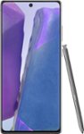 Front Zoom. Samsung - Galaxy Note20 5G 128GB (Unlocked) - Mystic Gray.