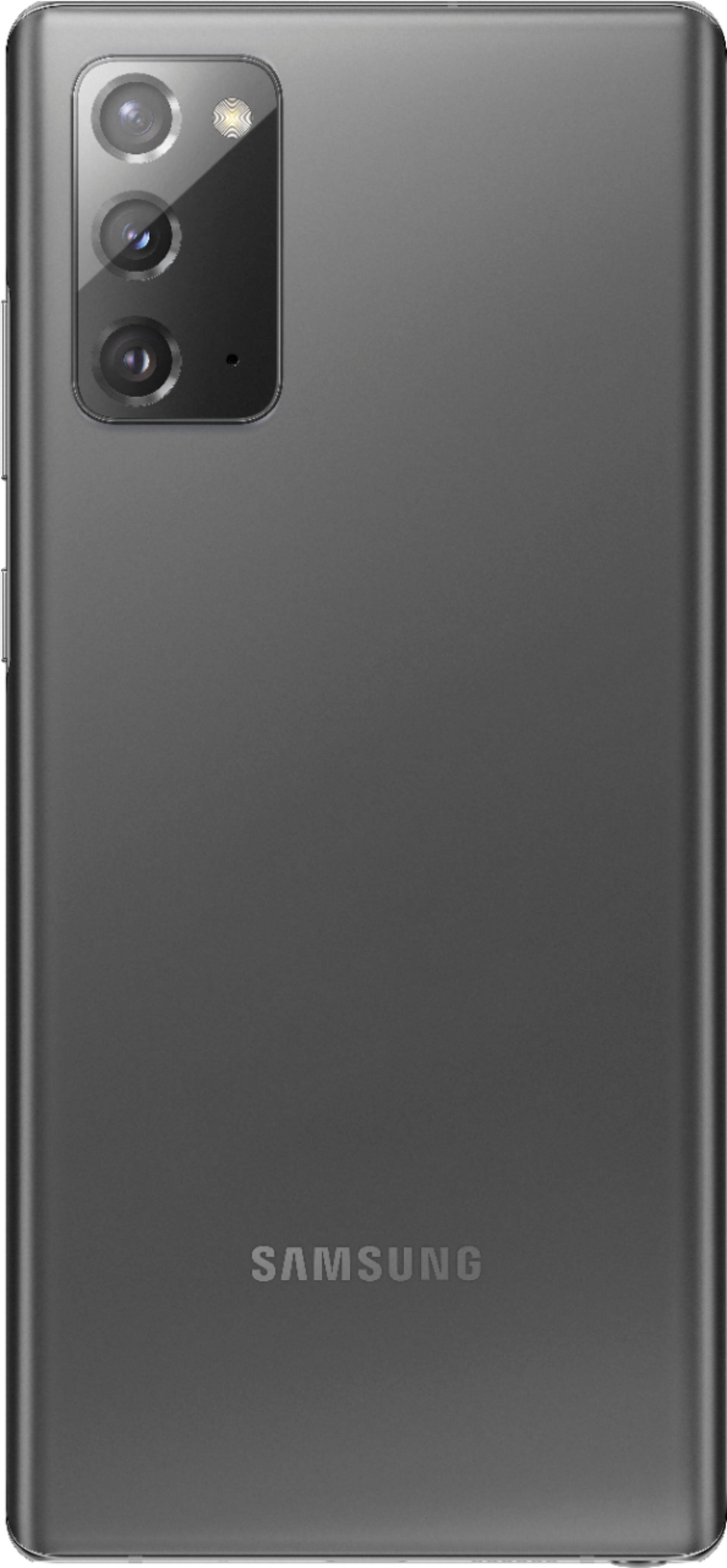 Alt View 19. Samsung - Galaxy Note20 5G 128GB (Unlocked) - Mystic Gray.