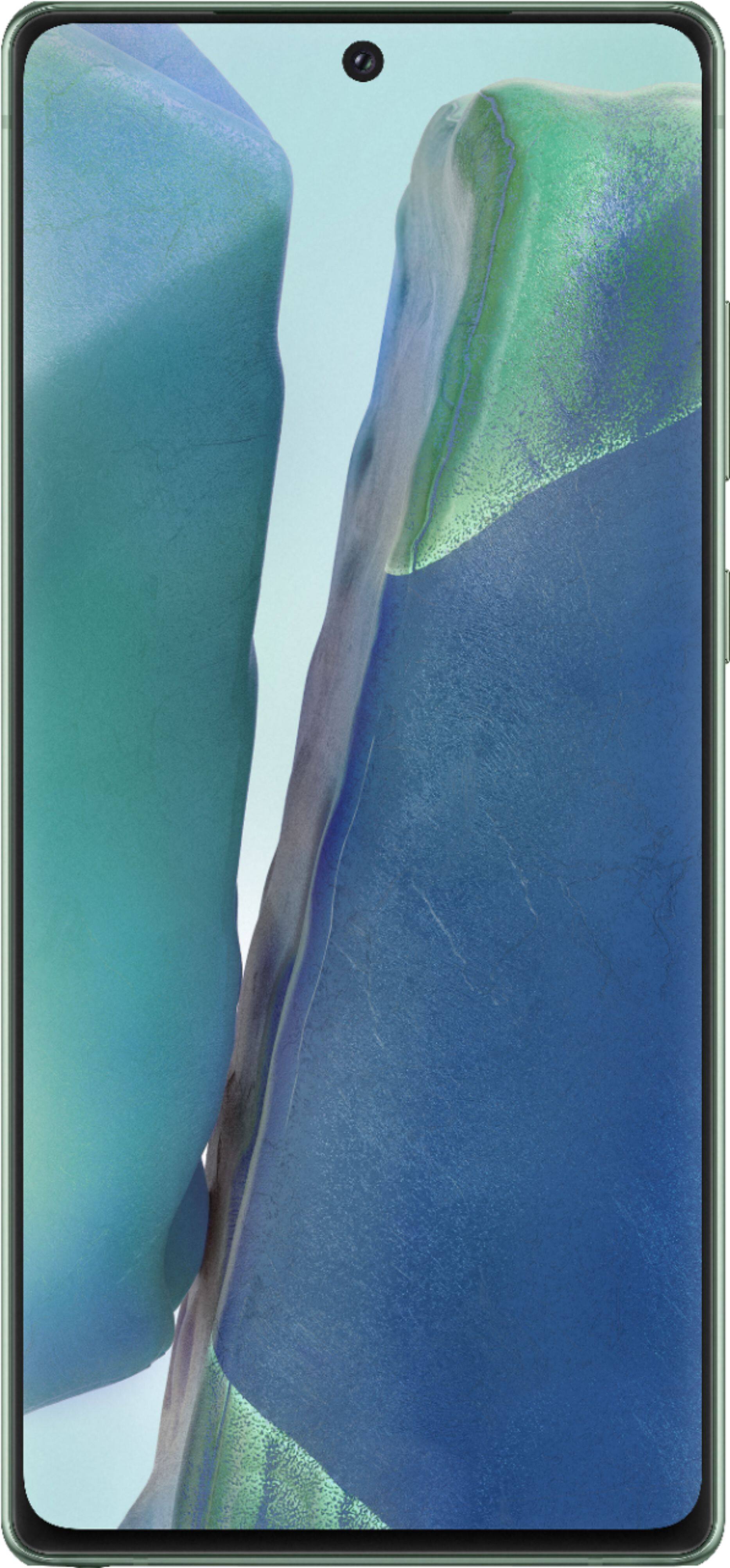 Alt View 16. Samsung - Galaxy Note20 5G 128GB (Unlocked) - Mystic Green.