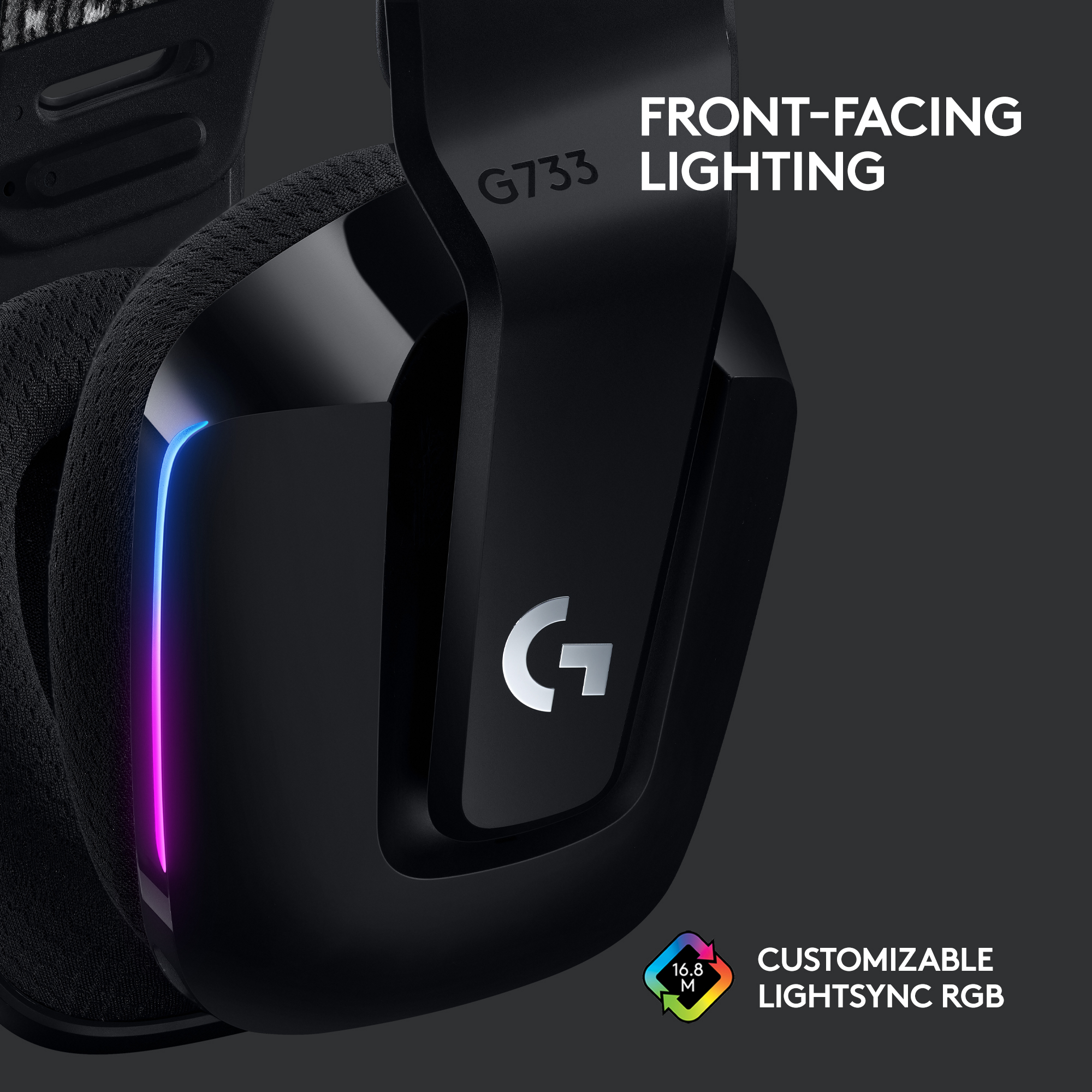 AURICULAR Gaming LOGITECH G733 RGB BLACK - Memory Kings, lo mejor