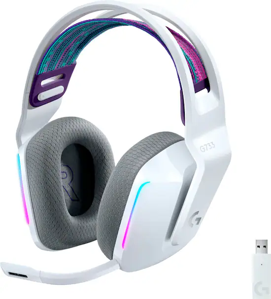 White pc gaming headset sale