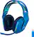 Front. Logitech - G733 LIGHTSPEED Wireless Gaming Headset for PS4, PC - Blue.