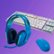 Alt View Zoom 15. Logitech - G733 LIGHTSPEED Wireless DTS Headphone:X v2.0 Over-the-Ear Gaming Headset for PC and PlayStation - Blue.