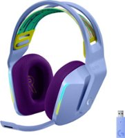 Logitech - G733 LIGHTSPEED Wireless Gaming Headset for PS4, PC - Lilac - Front_Zoom