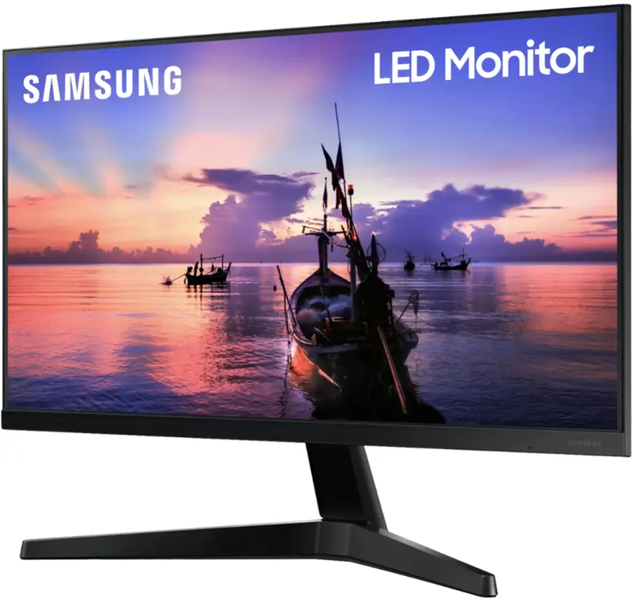 Alt View 12. Samsung - 27" T350 Series IPS FHD, AMD FreeSync Monitor (VESA, HDMI, VGA) - Dark Blue Gray.