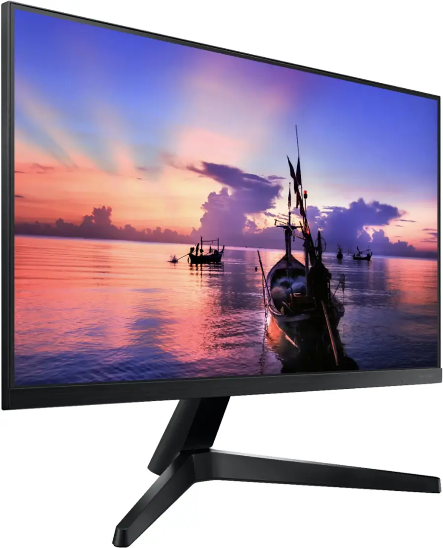Alt View 14. Samsung - 27" T350 Series IPS FHD, AMD FreeSync Monitor (VESA, HDMI, VGA) - Dark Blue Gray.