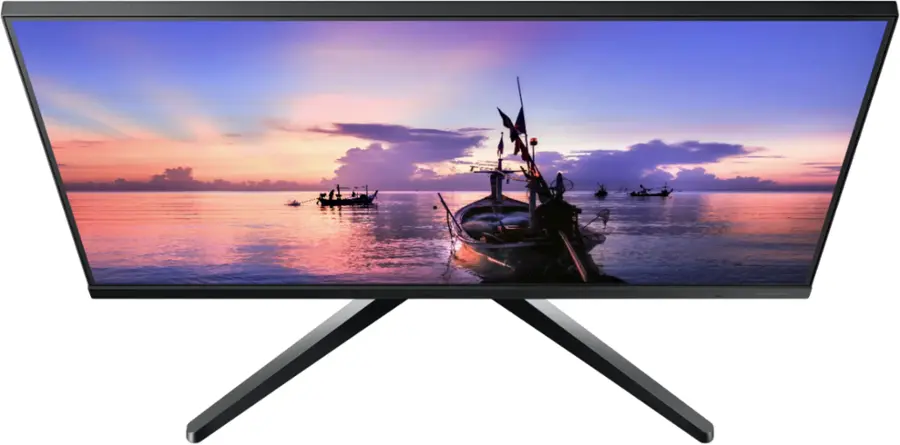 Alt View 18. Samsung - 27" T350 Series IPS FHD, AMD FreeSync Monitor (VESA, HDMI, VGA) - Dark Blue Gray.