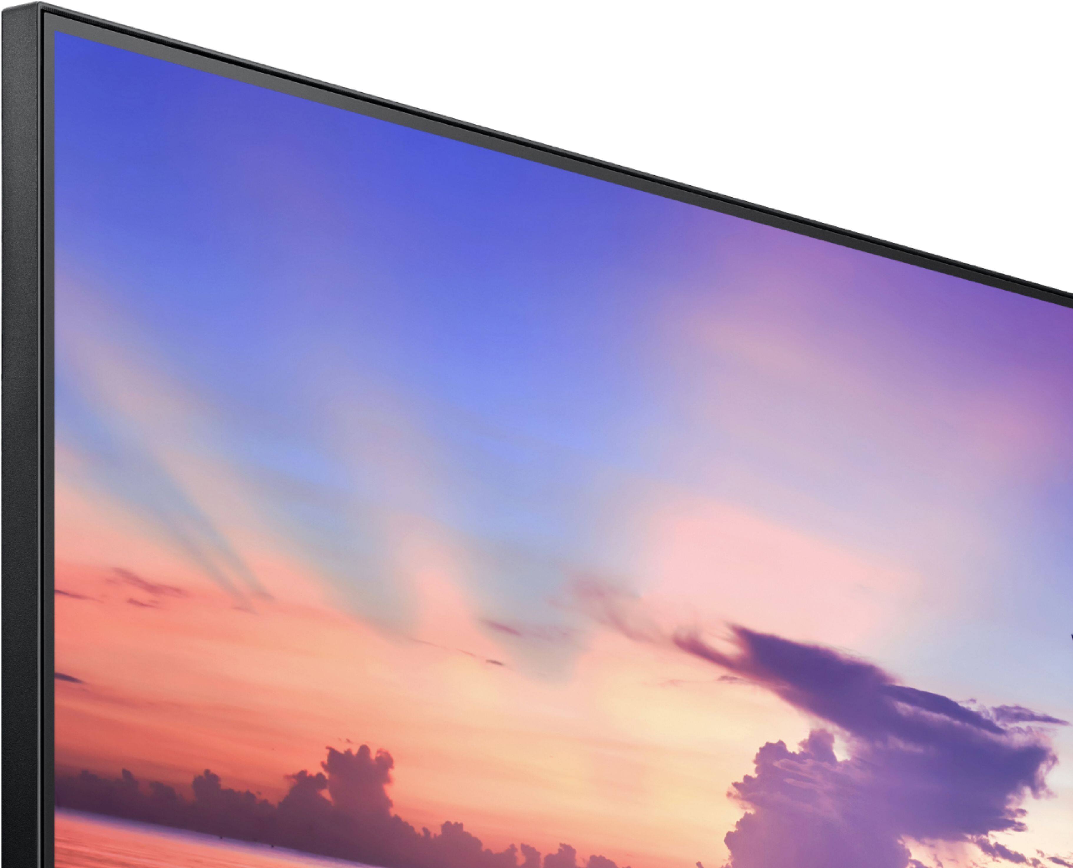 Alt View 19. Samsung - 24" T350 Series IPS FHD, AMD FreeSync Monitor (VESA, HDMI, VGA) - Dark Blue Gray.