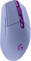 Angle Zoom. Logitech - G305 LIGHTSPEED Wireless Optical 6 Programmable Button Gaming Mouse with 12,000 DPI HERO Sensor - Lilac.