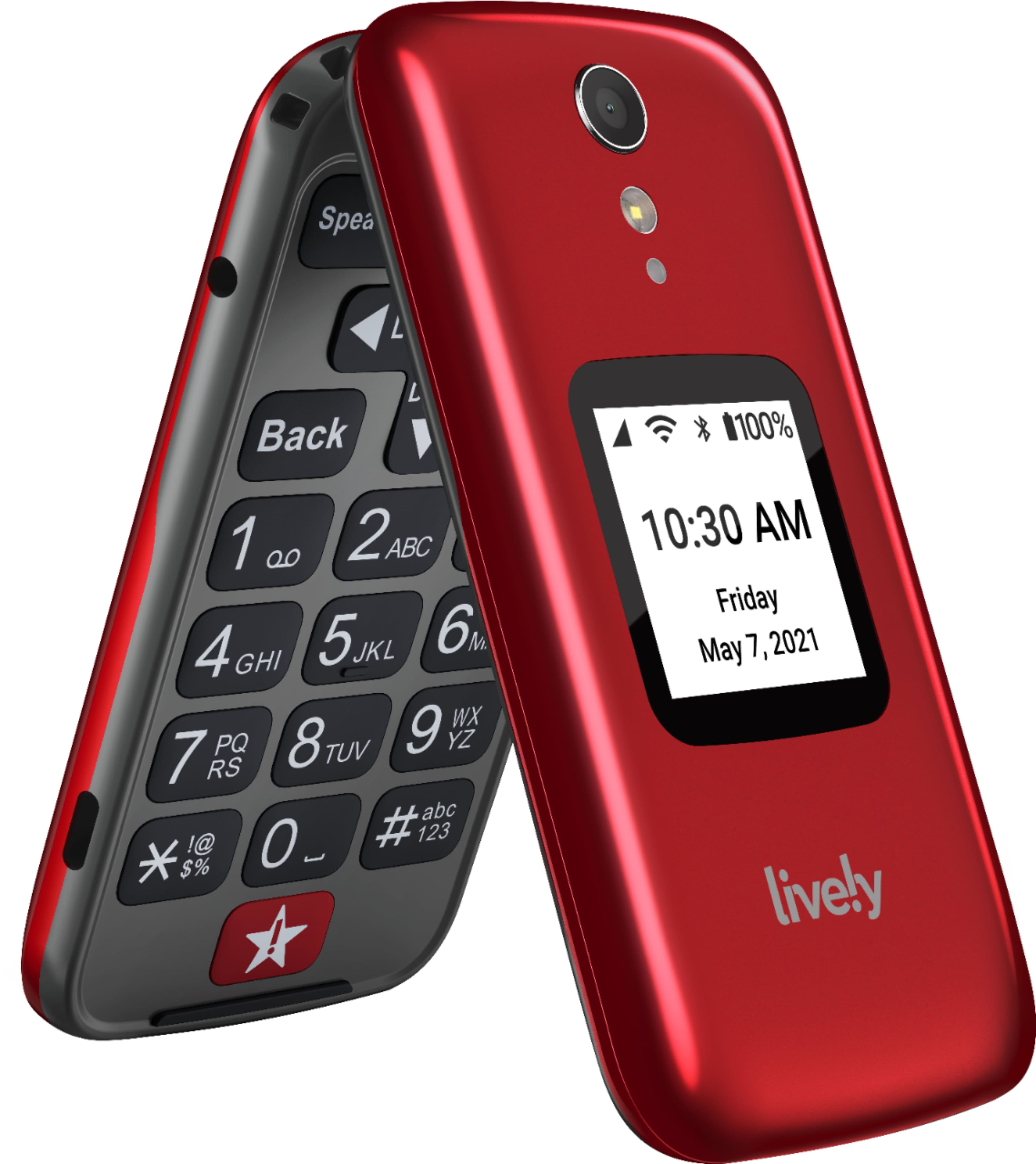 Customer Reviews Lively® Jitterbug Flip2 Cell Phone for Seniors Red