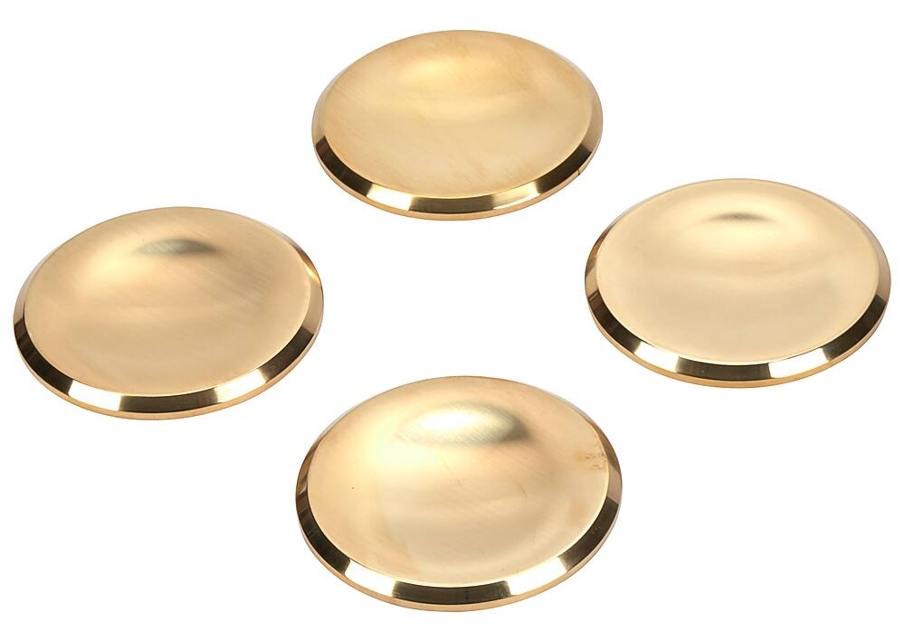 Front. JennAir - Set of 4 Large Burner Caps for Range - Yellow.