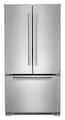 JennAir - 36 in. Wide RISE 21.9 Cu. Ft. French Door Counter-Depth Refrigerator with TriSensor Climate Control - Stainless Steel