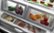Alt View Zoom 4. JennAir - RISE 21.9 Cu. Ft. French Door Counter-Depth Refrigerator with Gourmet Bay drawer and TriSensor Climate Control - Stainless steel.
